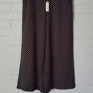 NWT Cropped wide leg pants